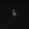 M51 Whirlpool Galaxy captured with #myStellina