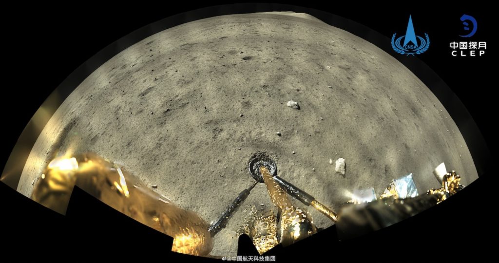 Chinas Chang'e-5 Mission Detects Water on the Moon
