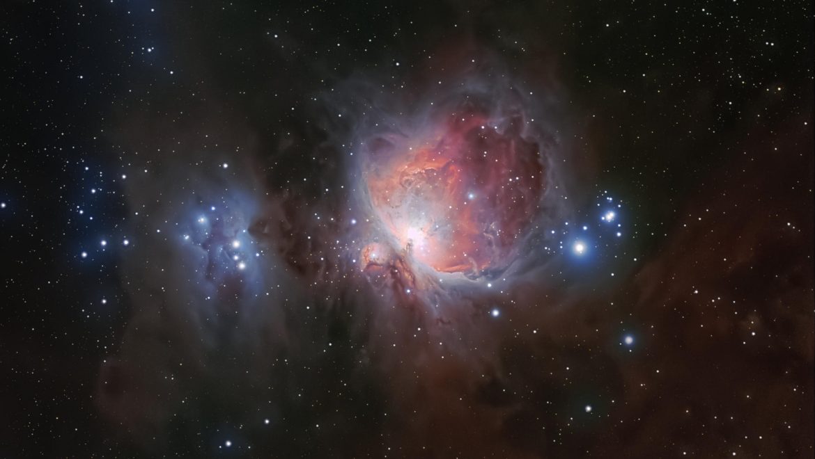 Orion Nebula M42 premier "mode panorama" jamais intégré à un télescope
