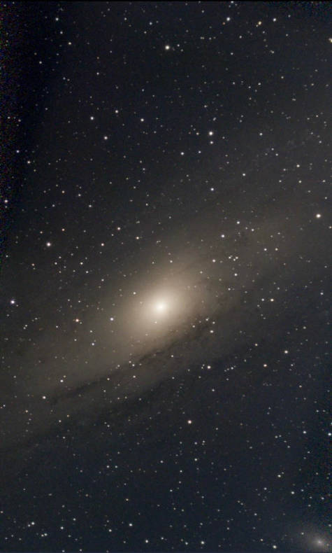 M31 observed with another smart telescope that don't have mosaic mode