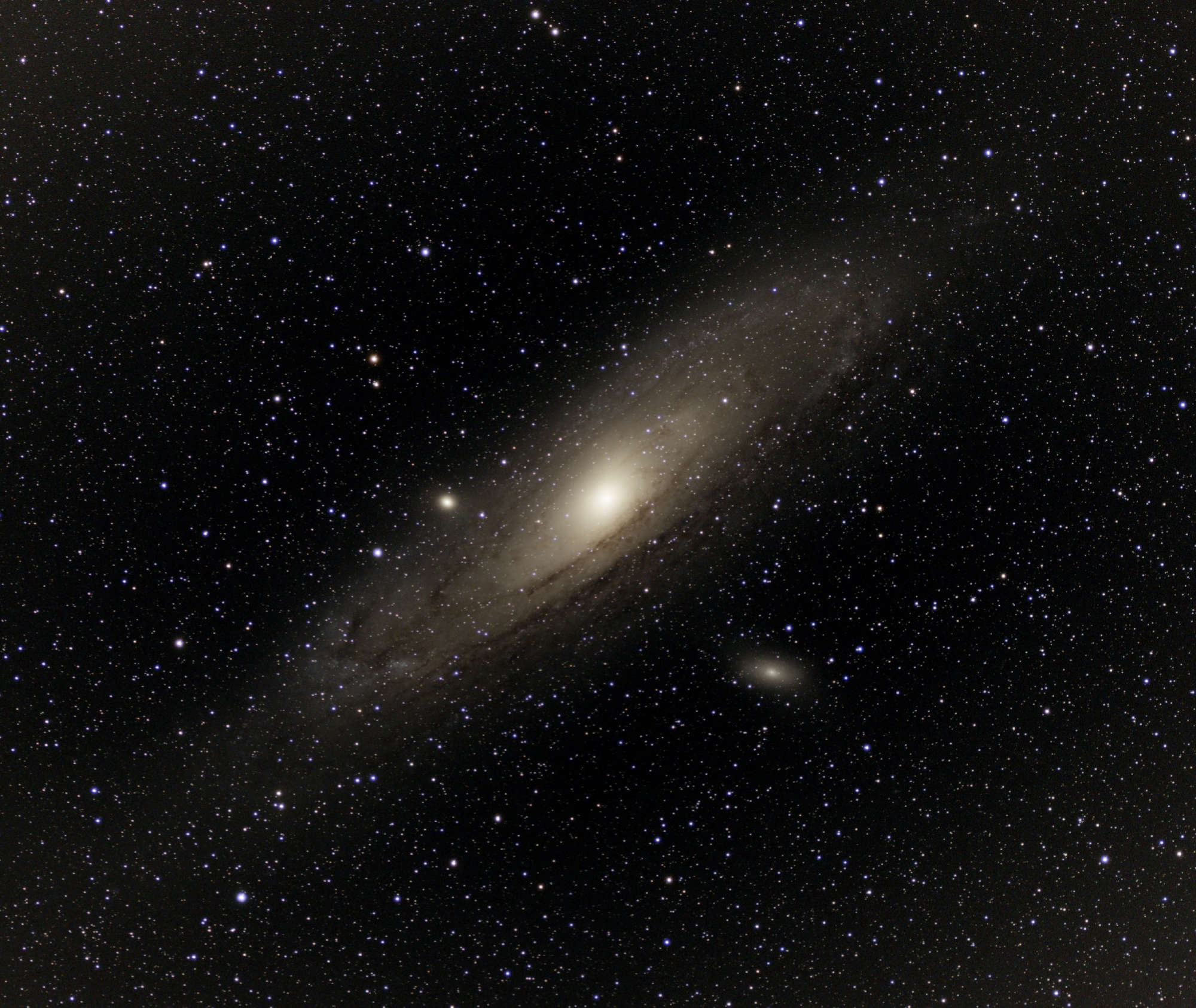 M31 observed with Vespera 2 and live panorama mode